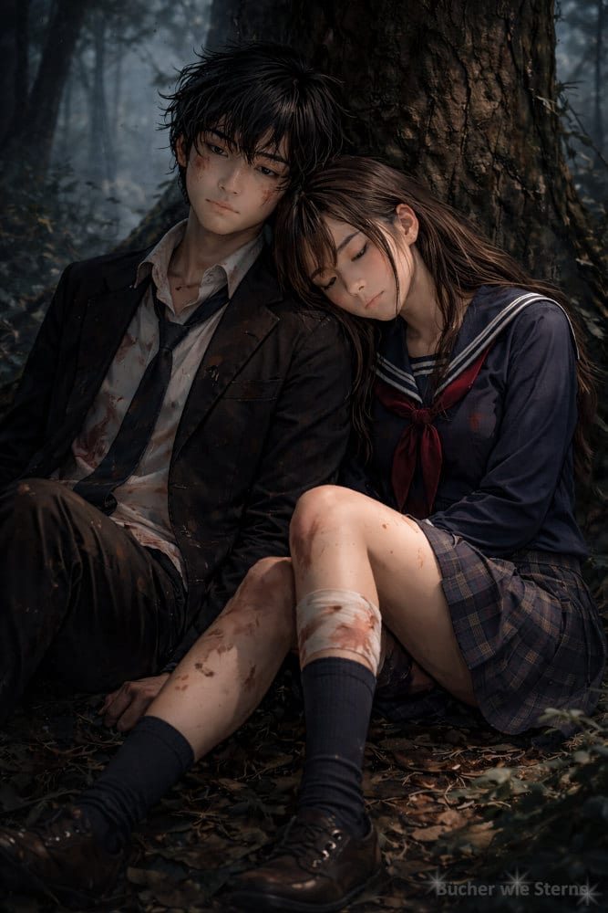 Shuya und Noriko, Bild erstellt mit ChatGPT