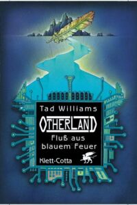 Fluss aus blauem Feuer