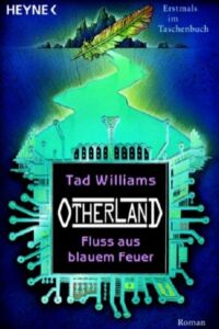 Fluss aus blauem Feuer