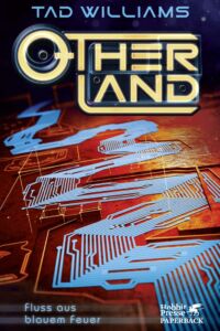 Fluss aus blauem Feuer