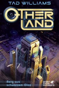 Berg aus schwarzem Glas